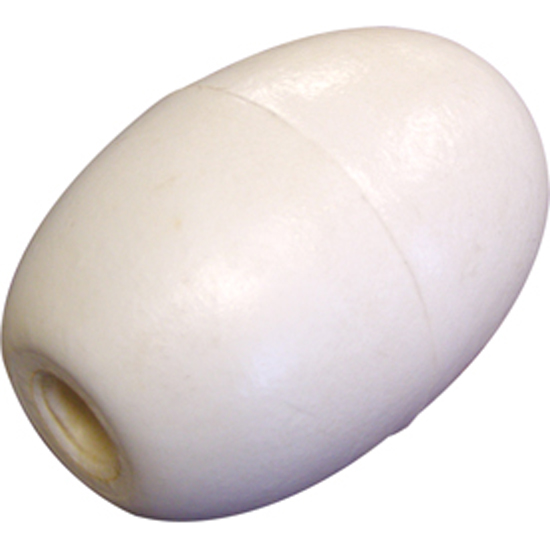 NET TOGGLE OVAL FLOAT WHITE 6.2"X8.2" (BY EA)