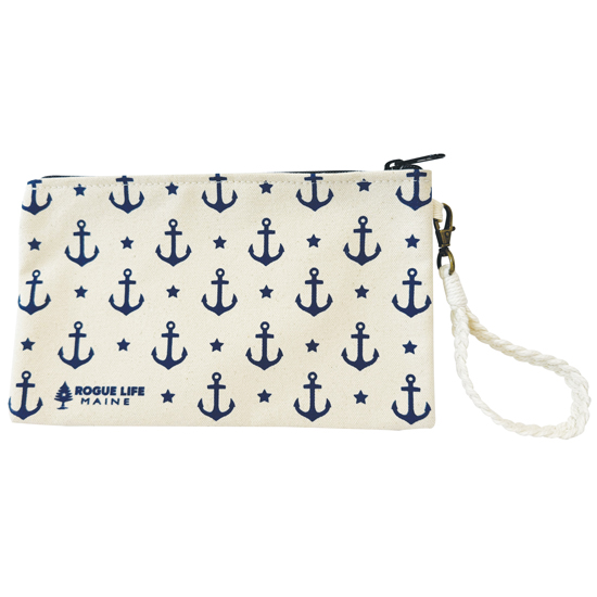 ROGUE LIFE ANCHOR ZIPPER POUCH WRISTLET