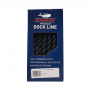 NEW ENGLAND ROPES DOCK LINE NYLON 3 STRAND BLACK 3/8" X 20'