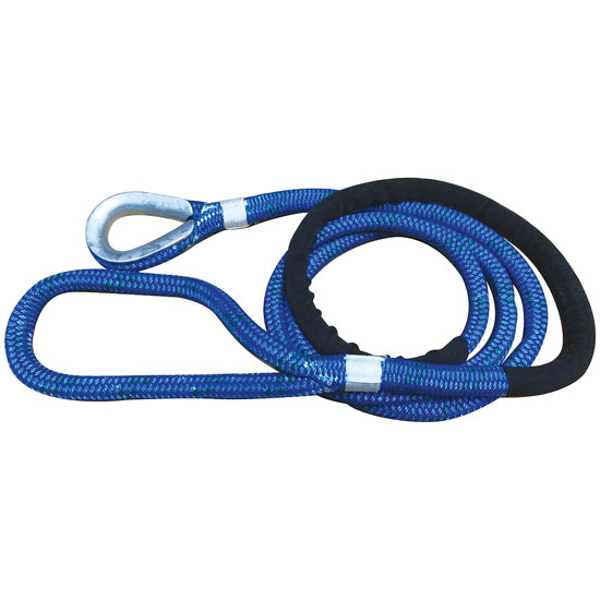 BLUE 3/4" X 12' MOORING PENDANT W/ GALVANIZED THIMBLE