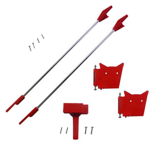 GULLSWEEP&REG 3' ANODIZED ALUMINUM BIRD DETERRENT