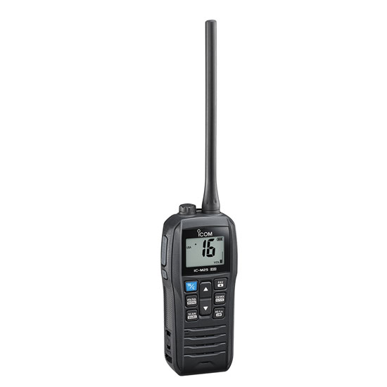 ICOM M25 EVO FLOATING VHF RADIO BLACK