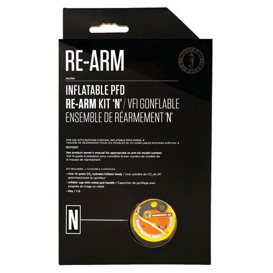 MUSTANG SURVIVAL RE-ARM KIT N 38G HAMMAR W/ METAL HANDLE