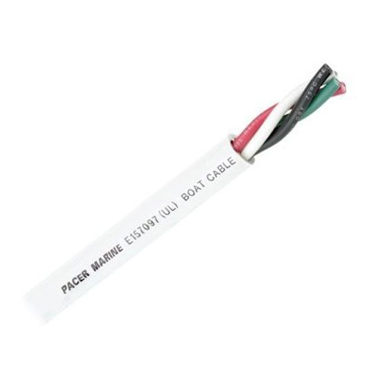 PACER WIRE TINNED 16/4 ROUND BLACK/GREEN/RED/WHITE (BY FOOT)