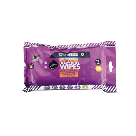 DIRTEZE WIPES FLOWPACK 40 WIPES/PK