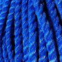 ROPE NYLON 3 STRAND NAVY BLUE 1/2" X 50'
