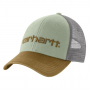 CARHARTT&REG SAGE, BROWN & GRAY MESH BACK LOGO HAT