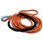 ORANGE 5/8" X 12' MOORING PENDANT W/ GALVANIZED THIMBLE