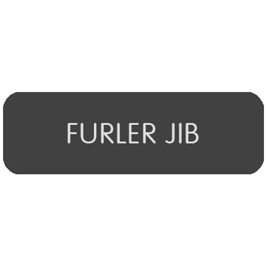 BLUE SEA 8063-0212 LABEL FURLER JIB LARGE FORMAT STYLE