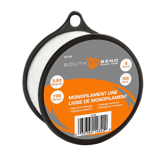 SOUTH BEND MONOFILMNT FISHING LINE 8 LB TEST 765 YARDS