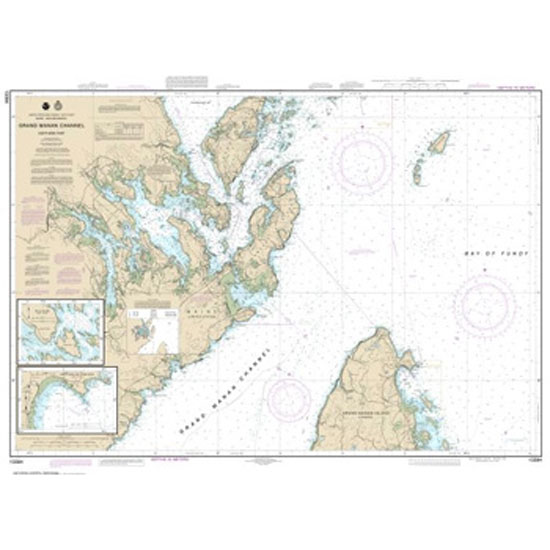 CHART WATER RESISTANT GRAND MANAN CHANNEL NORTH