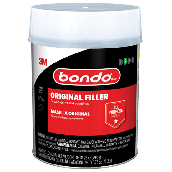 3M&TRADE; BONDO&REG ORIGINAL MULTI-SURFACE FILLER QUART