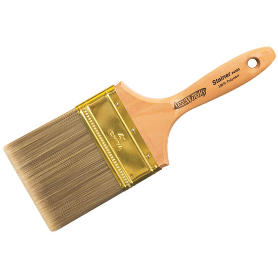 ARROWORTHY POLYESTER STAINER BRUSH 4"
