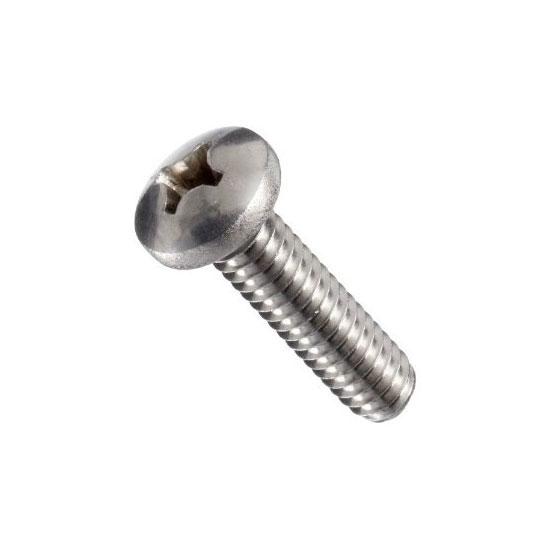 MACHINE SCREW STAINLESS PHILLIPS ROUND HEAT 8 X 1.50" (BY EACH)