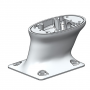 RADAR MOUNT ALUM WHITE 5" AFT RAKE