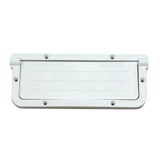SCUPPER SEA BLOCK WHITE 2" X 6" OPENING PAIR