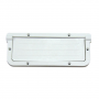 SCUPPER SEA BLOCK WHITE 2" X 6" OPENING PAIR