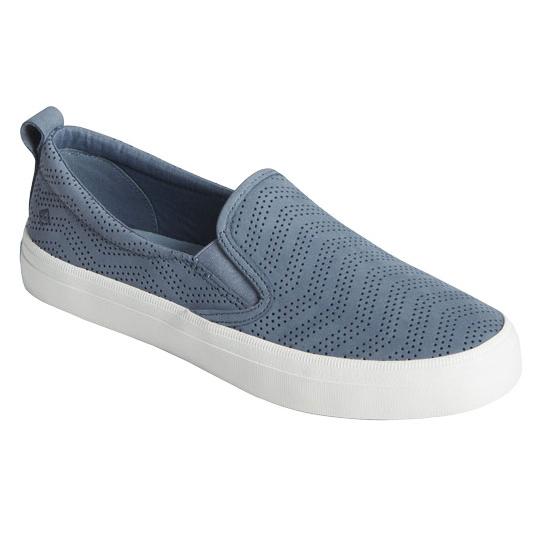 SPERRY CREST TWIN GORE SLIP-ON WOMENS SNEAKER BLUE SIZE 9