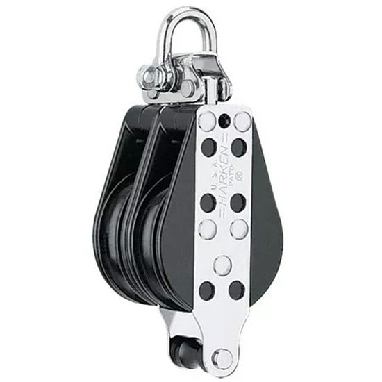 HARKEN 2.25" DOUBLE BLOCK WITH BECKET