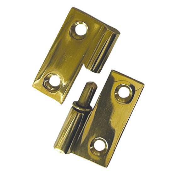 SEA DOG HINGE TAKE APART RIGHT BRASS 1-1/2" X 1-1/2" PAIR