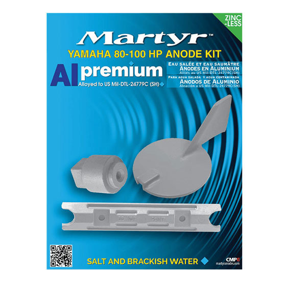 MARTYR&TRADE; ANODE KIT FOR YAMAHA 80-100HP