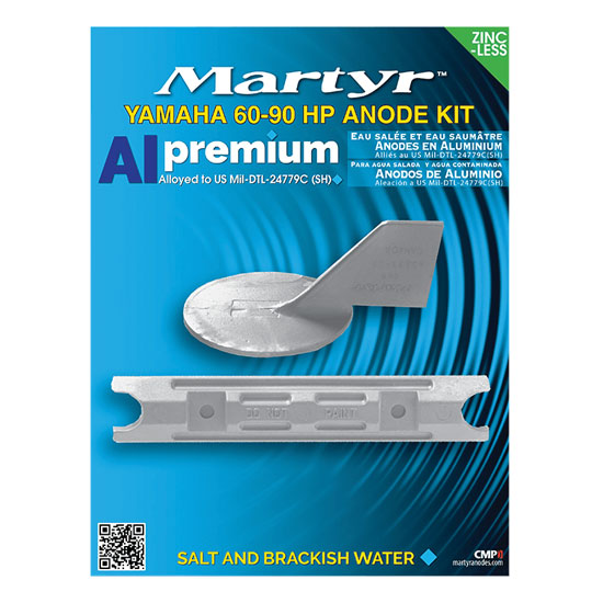 MARTYR&TRADE; ANODE KIT FOR YAMAHA 60-90HP