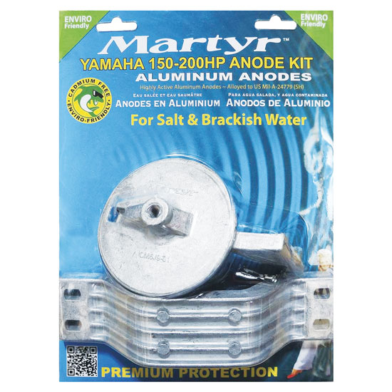 MARTYR&TRADE; ANODE KIT FOR YAMAHA 150-200HP