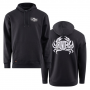 GRUNDENS EAT YOUR WORDS CRAB HOODIE BLACK