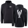 GRUNDENS EAT YOUR WORDS LOBSTER HOODIE BLACK LARGE