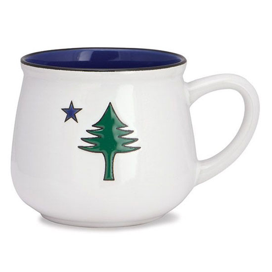 OLD PORT MAINE FLAG MUG
