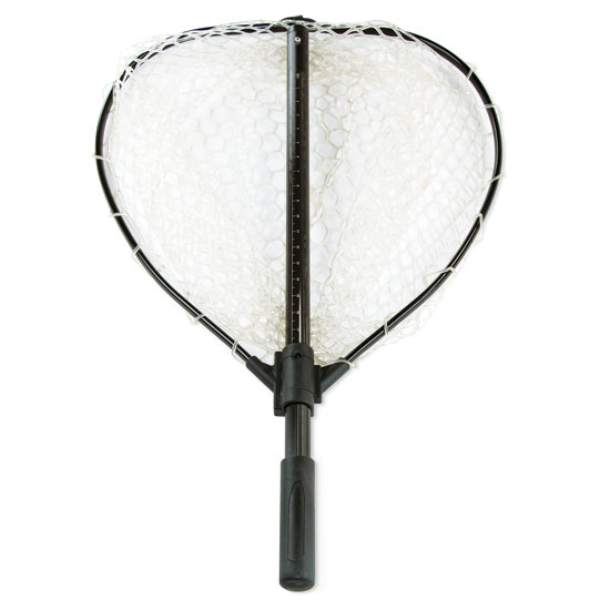 INTRUDER&TRADE; VINDICATOR CLEAR RUBBER LANDING NET W/ 18" X 18" FOLDING