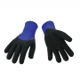 MOOSE POINT BLUE WINTER GLOVES W/ LATEX GRIP & FLEECE LINER