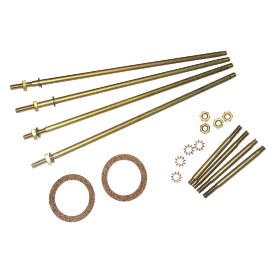 PERKO BRASS TIE ROD SET OF 4 FOR PERKO 493 INTAKE STRAINER