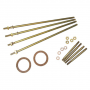 PERKO BRASS TIE ROD SET OF 4 FOR PERKO 493 INTAKE STRAINER