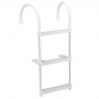WHITECAP 3-STEP ALUMINIM LADDER FOR GUNWALE WITH 11" HOOK