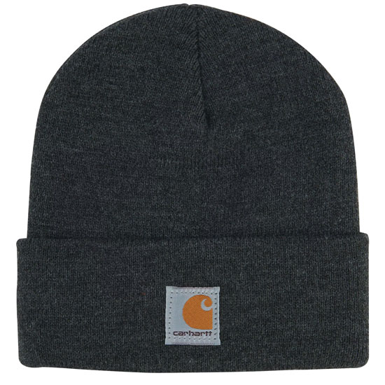 CARHARTT KIDS' CHARCOAL HEATHER WATCH HAT ONE SIZE
