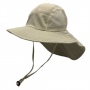 JAFARI HATS KHAKI MESH FLAP CAP