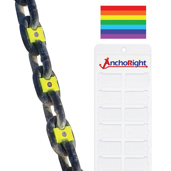 ANCHORIGHT 7 COLOR 35 PIECE CHAIN MARKING SET 3/8"