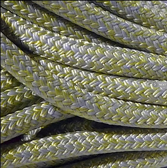 Departments - ROPE ENDURA BRAID EURO STYLE YELLOW 5/16