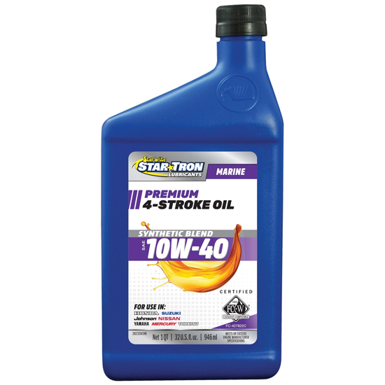 STAR BRITE&REG; 4 STROKE OUTBOARD OIL SAE 10W40 QUART