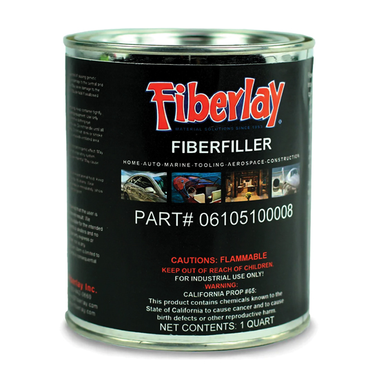 FIBERLAY FIBERFILLER STRUCTURAL PUTTY QUART
