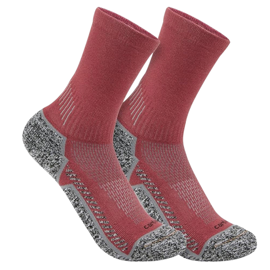 CARHARTT WOMEN'S FORCE MIDWEIGHT CREW SOCKS 3 PACK