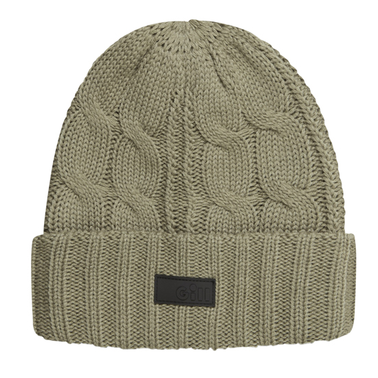 GILL SAGE CABLE KNIT BEANIE ONE SIZE