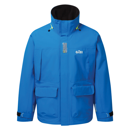 GILL OS3 MEN'S TIDAL BLUE COASTAL CRUISING JACKET 2X-LARGE