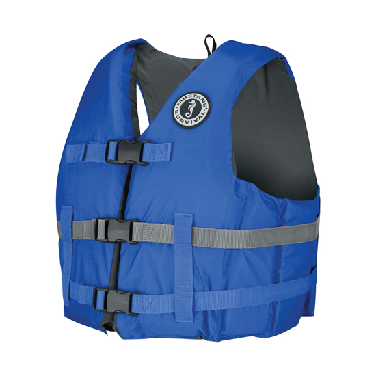 MUSTANG SURVIVAL BLUE LIVERY FOAM LIFEVEST
