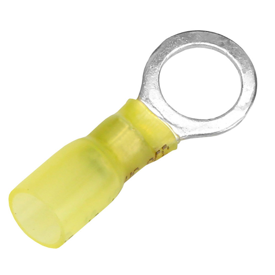 RING TERMINAL HEAT SHRINK  12-10 3/8", 3PC