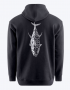 GRUNDENS EAT YOUR WORDS TUNA HOODIE BLACK