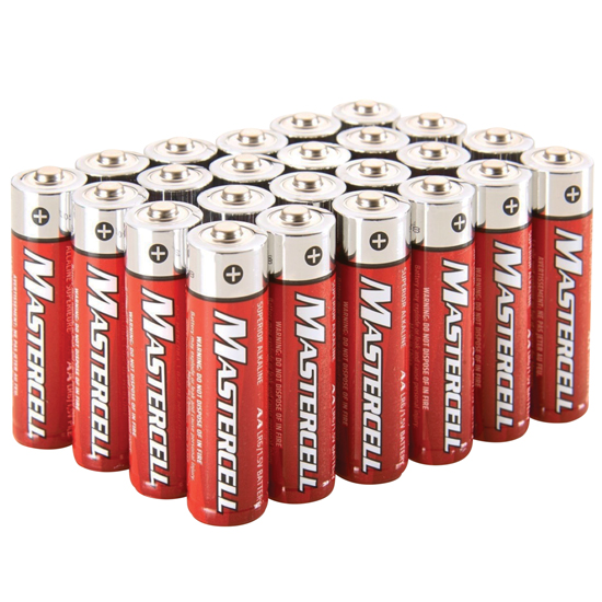 DORCY MASTERCELL AA ALKALINE BATTERIES (24 PACK)