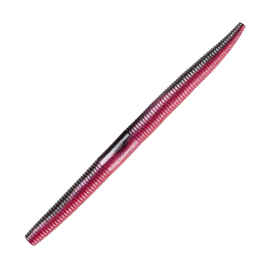 YUM DINGER WORM 5" LURE RED SHAD 8 PACK