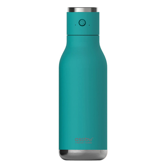 ASOBU&REG 17 OZ TEAL H2AUDIO WIRELESS SPEAKER BOTTLE